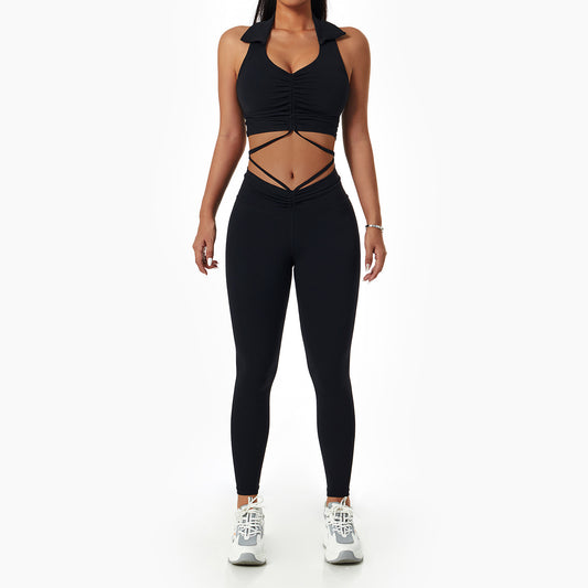 Black 2 piece workout set - Rae's Closet