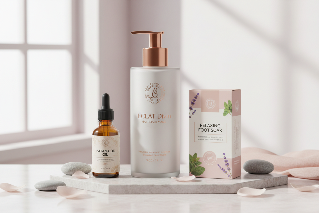 Beauty & Wellness Bundle - Hair Care + Batana Oil + Foot Soak